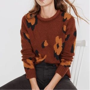 Madewell Leopard Pullover Sweater